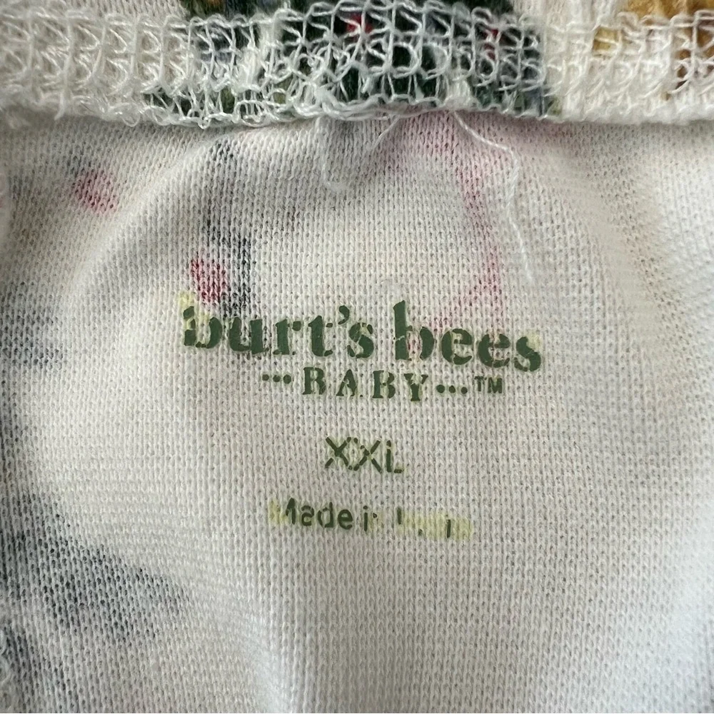 Burt’s Bees Baby Adult Tropical Christmas Flamingos PJ Lounge Pants XXL * Stains - Picture 14 of 16